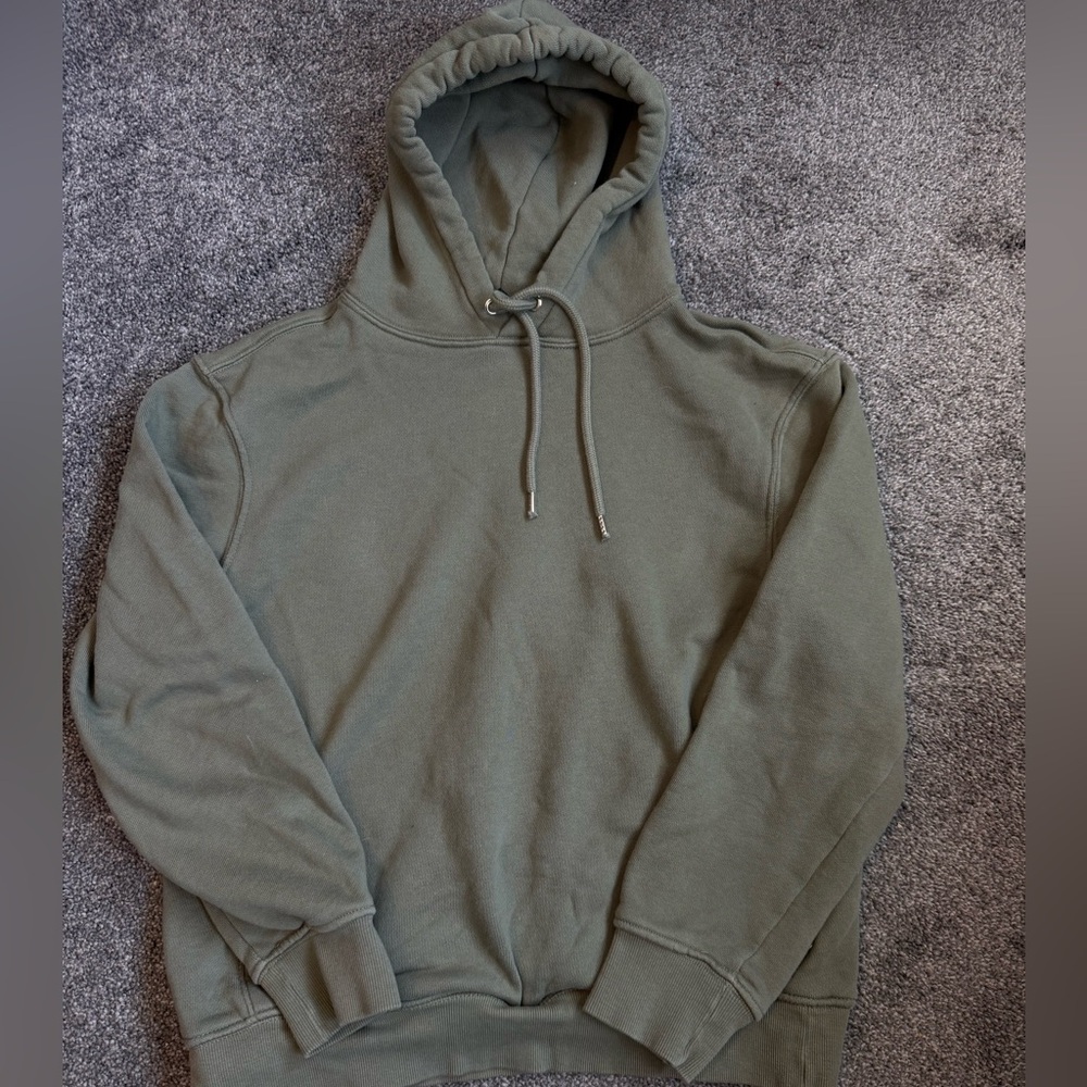 H&M Olive Green Hoodie for Men